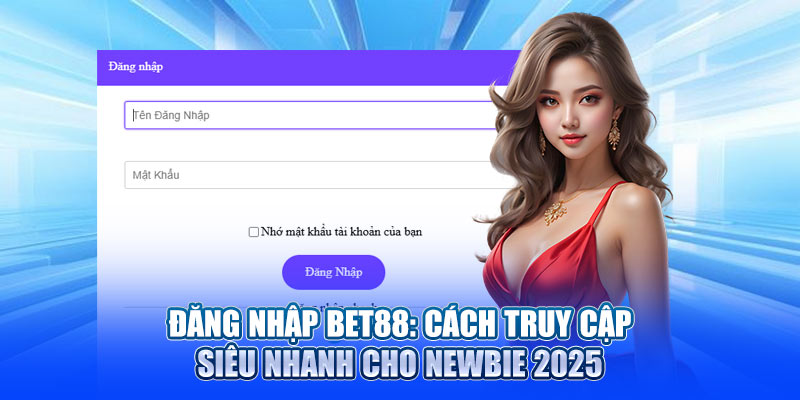 Đăng Nhập Bet88: Cách Truy Cập Siêu Nhanh Cho Newbie 2025